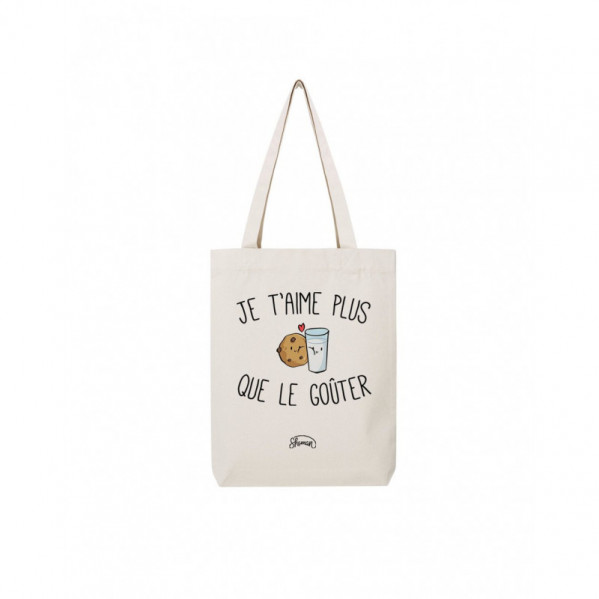 Totebag Je Taime Gouter Le Roi Du T Shirt 